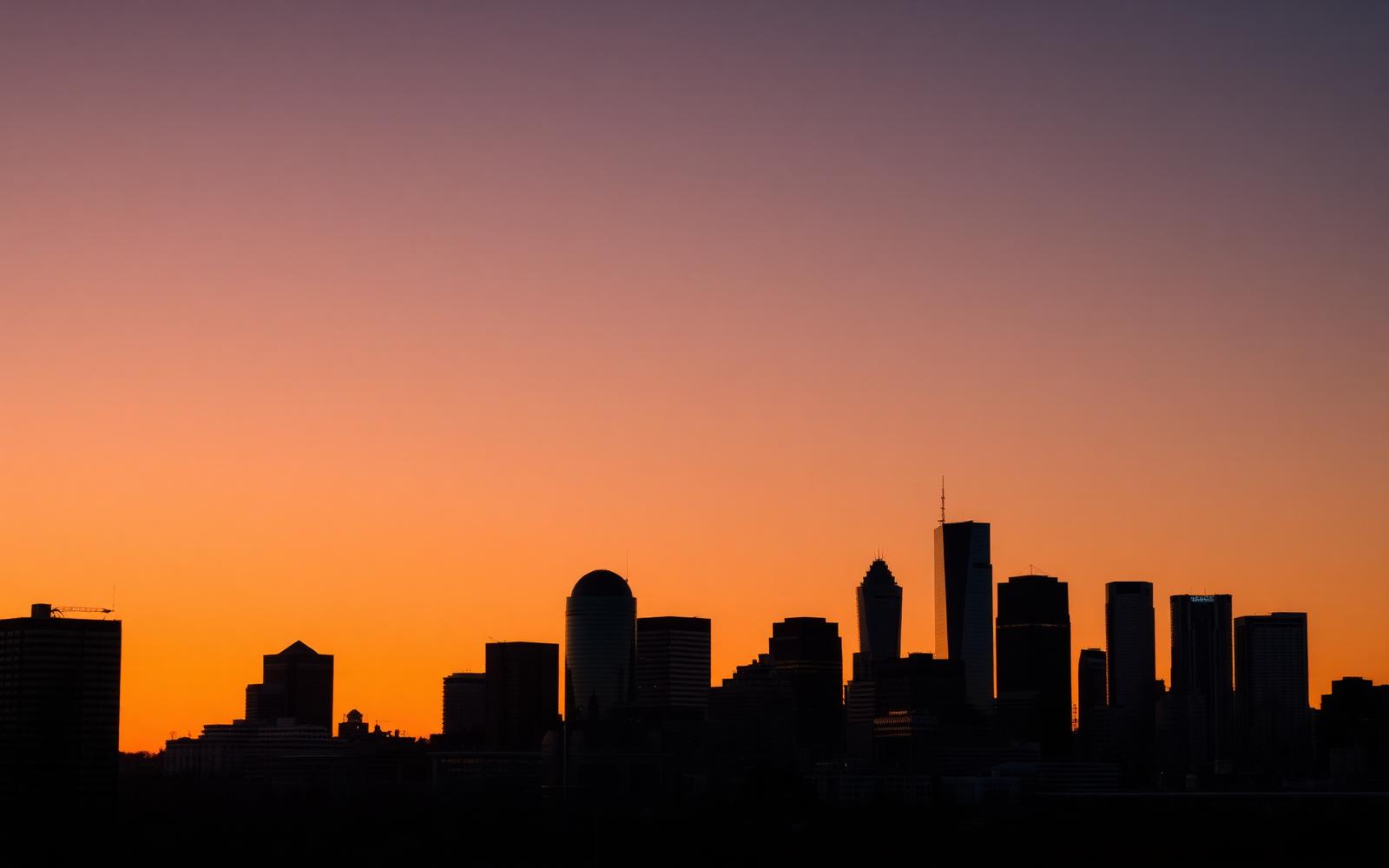 Twin Cities skyline at dusk